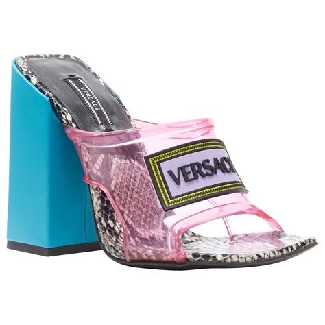 versace pvc heels replica|versace platform heel boots.